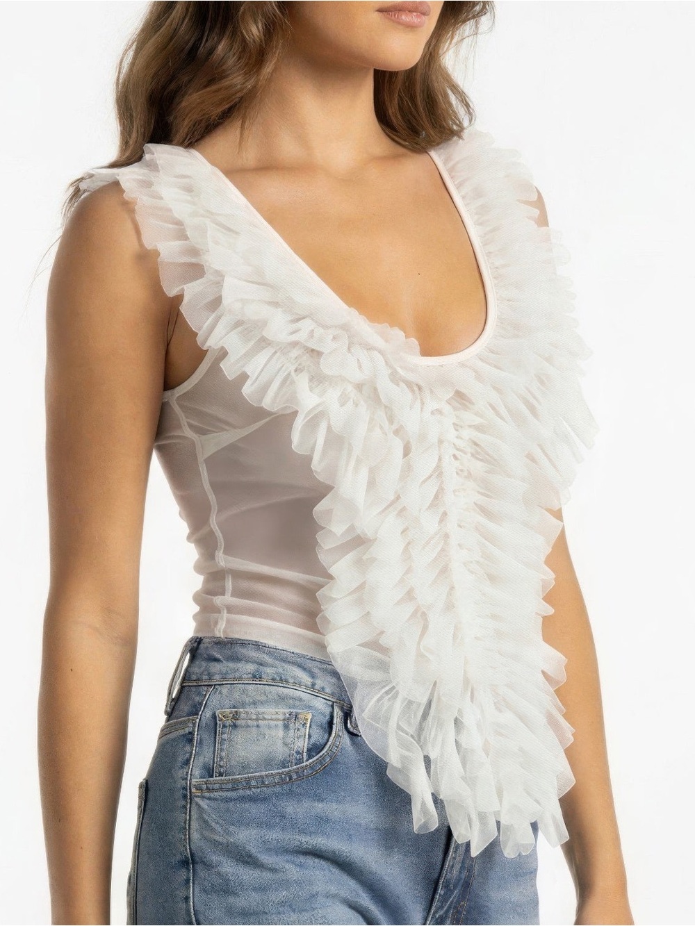 Fairytale Ruffle Cascade Tank - Picture 4 of 5